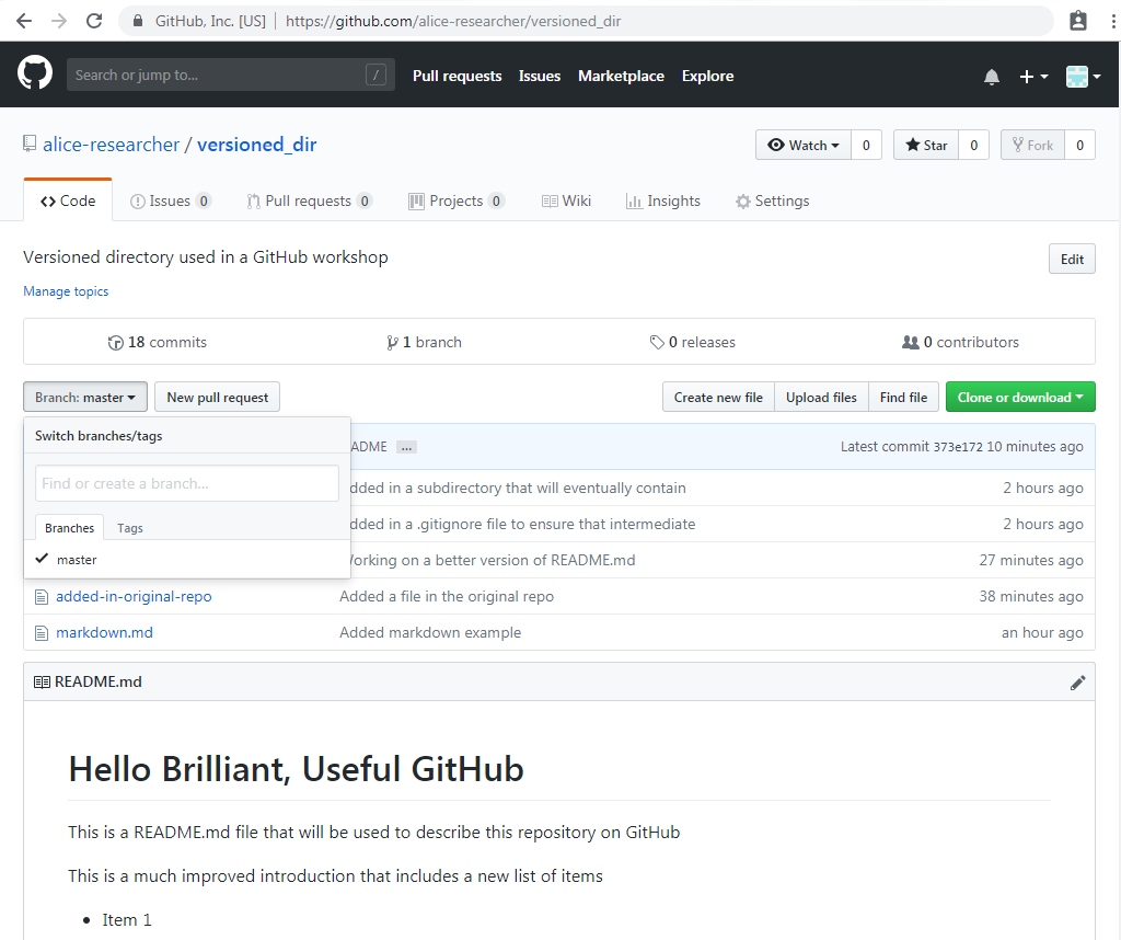 Image showing resolution of the pull request