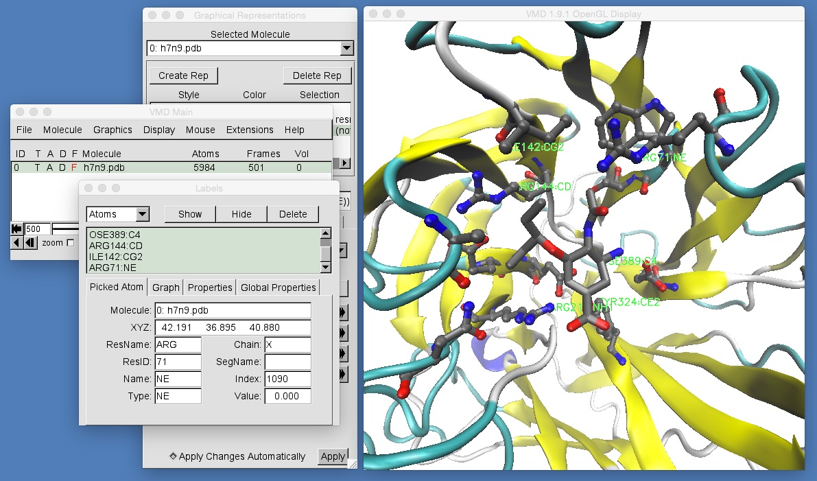 Image showing deleting labels